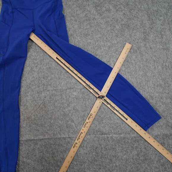 Lululemon Leggings Womens 4 Speed Up Full On Luxtreme 28" True Blue Run Gym Yoga - Picture 4 of 9